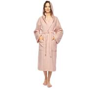 Arus Women's Hooded Bathrobe, 100% Cotton Terry Towelling, calf length or ankel length, for Home, Gym, Spa and Hotel