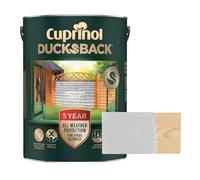 Aruuj 5L Ducksback Paint Herring Grey, Fence Paint Extends Timber Life, Water Repellent Wood Treatment, Painting Shades Protects Against UV, Rain & Frost, Fast Drying Low Odour