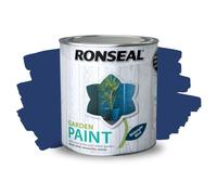 ARUUJ - Garden Paint, Fence Paints, Weather Resistant Outdoor Matt Paints, Water Based Paint For Sheds, Metal, Terracotta, Easy to Apply, Long-Lasting Colour & Protection (Midnight Blue, 250ML)