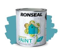 ARUUJ - Garden Paint, Fence Paints, Weather Resistant Outdoor Matt Paints, Water Based Paint For Sheds, Metal, Terracotta, Easy to Apply, Long-Lasting Colour & Protection (Summer Sky, 2.5L)