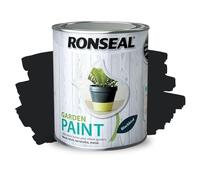 ARUUJ - Garden Paint, Fence Paints, Weather Resistant Outdoor Matt Paints, Water Based Paint For Sheds, Metal, Terracotta, Easy to Apply, Long-Lasting Colour & Protection (Blackbird, 750ML)