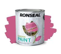ARUUJ - Garden Paint, Fence Paints, Weather Resistant Outdoor Matt Paints, Water Based Paint For Sheds, Metal, Terracotta, Easy to Apply, Long-Lasting Colour & Protection (Pink Jasmine, 2.5L)