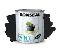 ARUUJ - Garden Paint, Fence Paints, Weather Resistant Outdoor Matt Paints, Water Based Paint For Sheds, Metal, Terracotta, Easy to Apply, Long-Lasting Colour & Protection (Blackbird, 2.5L)