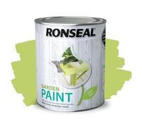 ARUUJ - Garden Paint, Fence Paints, Weather Resistant Outdoor Matt Paints, Water Based Paint For Sheds, Metal, Terracotta, Easy to Apply, Long-Lasting Colour & Protection (Lime Zest, 750ML)
