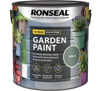 ARUUJ Garden Paint - Multipurpose Colour & Protect 2.5L Tin for Exterior Wood, Sheds, Benches, Metal, Brickwork, Pots - Outdoor Waterproof Fence & Garden Furniture (Willow)
