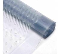 ARUUJ Heavy DutyVinyl Carpet Protector Roll, Clear Plastic Floor Runner Mat with Gripper, Waterproof PVC Carpet Protector for Hallway, Home, Office, Workstation 27 Inch Wide x (5 Meter)