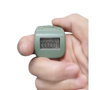Arvakr Rechargeable Silent Finger Counter 6 Channels Digital Tasbih Tally Clicker with LED for Prayer Knitting Sports Gift Green