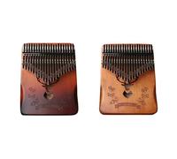 ARVALOLET 21 Keys, Portable Mbira Finger Piano with Guide, Tuner Hammer and Accessories, Musical Instrument for Beginners and Professionals