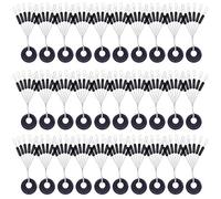 ARVALOLET Fishing Rubber Bobber Beads Stoppe Float Sinker Stops 30 Group 180pcs Set Rubber Spe Beans Oval For Sea Carp Fishing Line Float Rubber Fishing Bead Bobber Stopper Fishing Sinke