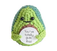 ARVALOLET Hand Crocheted Toy Figures: Positive Potato with Card, Original Gifts for Any Occasion