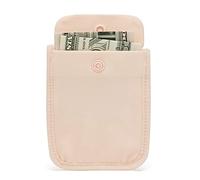 ARVALOLET Women Coin Purse Solid Color Bra Wallet Flap Clasp Travel Bra Wallet Pickpocket Belt for Money Valuables