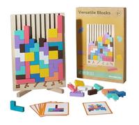 ARVALOLET Wood stacking wooden stack puzzle art decorative home decor for adults and collectors