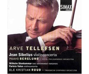 Arve Tellefsen - Jean Sibelius: Violin Concerto; Wilhelm Stenhammar: Two Sentimental Romances; Fartein Valen: Violin Concerto