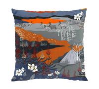 Arvidssons Textil Fjällvandring cushion cover 47x47 cm Orange