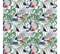 Arvidssons Textil Mimers brunn fabric multi'