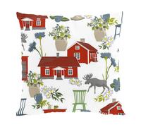 Arvidssons Textil Strövtåg pillowcase 47x47 cm Red
