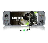 arVin Mobile Game Controller for iPhone iOS Android PC, Wireless Bluetooth Gaming Gamepad Joystick iPhone14/13/12/11, iPad, MacBook, Tablet, Samsung, With Programmable Back Button-COD, Apex, Gray