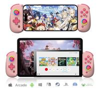 arVin Mobile Gaming Controller for iPad/Tablet[Within 5-10"] Phone Game Controller for iPhone/Android with RGB Hall Effect Joystick/Turbo/6-Axis Gyro/Vibration/Support Streaming on Xbox/PS4/PC Console