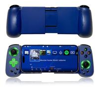 arVin Mobile Gaming Controller for iPhone, Android with Phone CASE Support & Green Light, Wireless Gamepad for iPhone/iPad/Samsung/Tablet/Switch/PS4/PC-Play Xbox Cloud Gaming/PS Remote Play/Steam Link