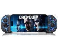 arVin Phone Controller for iPhone 16/15/14/Galaxy S25/S24, Android Gaming Controller Unique Crack Wireless Gamepad with 8 Color RGB Lights/Turbo/Hall Effect Joystick for Call of Duty Mobile/Diablo