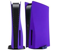 arVin Replacement Side Shell Plate for PS5, Replacement Cover for PS5 Disc Version Console, Dustproof Accessories for PS5 Console, ABS Case (Purple, Disc Version)