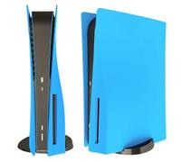 arVin Replacement Side Shell Plate for PS5, Replacement Cover for PS5 Disc Version Console, Dustproof Accessories for PS5 Console, ABS Case (Star Blue, Disc Version)