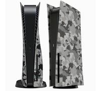 arVin Replacement Side Shell Plate for PS5, Replacement Cover for PS5 Disc Version Console, Dustproof Accessories for PS5 Console, ABS Case (Camouflage, Disc Version)