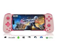 arVin Wireless Gaming Controller für iOS, Android, Samsung Galaxy, Tablet, Switch, PS4, PC Gamepad mit Hall-Effekt Joystick/Turbo/6-Achsen Gyro, Direct Play für Call of Duty, Genshin