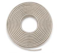 ARVO 50m Steel Core Washing Line 4mm, Transparent PVC Coated Wire