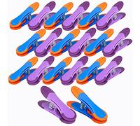 ARVO Clothes Pegs Pack of 20, Soft Grip clothes pegs for washing line, Clothes Pin, Assorted Laundry Pegs, Washing Line Pegs, Clothes Clips for Home, Medium Size 9 x 3 x 4 cm