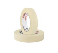 ARVO Masking Tape for Painting, Multi Surface Painters Tape for Sharp Paint Lines, 24mm x 50m Decorators Tape, Painters Masking Tape for Indoor Painting and Decorating, Paint Tape - Pack of 2
