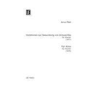 Arvo Part For Alina: Variations for the Healing of Arinushka (Musiknoten)