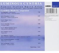 Arvo Volmer : Luminous Cynthia: Famous Italian Opera Arias CD (2019) NEW