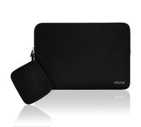 ARVOK 13 13.3 14 inch Laptop Sleeve with Extra Bag for MacBook Air/Pro 13/MacBook Pro 14/ Water Resistant Canvas Fabric Notebook Computer/Tablet Pouch Cover Case for HP/Dell/Asus/Acer/Samsung