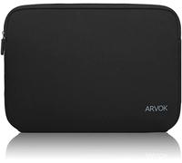 Arvok 15 15.6 16 inch Laptop Sleeve Ultra-Thin Case MacBook pro 16inch Sleeve Water-Resistant Notebook Computer Pocket Tablet Briefcase Carrying Bag/Pouch Skin Cover for HP/Dell/Lenovo/Asus/Acer Black