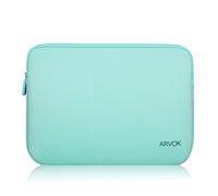 Arvok 17 17.3 Inch Laptop Sleeve Multi-Color Size Choice Case/Water-resistant Neoprene Notebook Computer Pocket Tablet Briefcase Carrying Bag/Pouch Skin Cover For HP/Dell/Lenovo/Asus/Acer, Light Green
