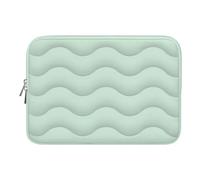 ARVOK Puffy Laptop Sleeve 13 13.3 14 inch for MacBook Air 13 inch/Pro 14 inch, Laptop Case Notebook Computer/Tablet Pouch Cover for HP/Dell/Lenovo/Asus/Acer/Samsung, Extra Bag, Winter, Women, Cute