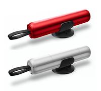 Arvoni 2 PCS Car Window Breaker, 2 in 1 Life Hammer with Seatbelt Cutter, Portable mini Life Hammer, Car Safety Hammer for Car Windows Emergency Rescue Car, Bus (Silver, Red)