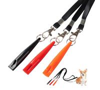 Arvoni 3 Pcs Professional Dog Whistle 210.5 - High Pitch Training Whistles for Recall & Bark Control, Durable ABS Plastic with Lanyard