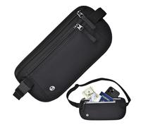 Arvoni Money Belt, Money Belts for Travel Hidden with RFID Blocking, Passport Holder Secure Travel Bag Anti Theft, Waterproof Travel Wallet for Passport, Phone, Credit Card, Cash,Tickets, Men & Women
