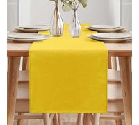 ARVOV Modern Waterproof Table Runner - Decorative & Outdoor, Great for Kitchen & Party - Yellow (40x140 cm)
