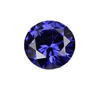 Arwacraft `0.56 Carat I Certified Blue Zircon Stone I Round Shape Cubic Blue Diamond Gemstone-B0DF7RQFMRNAMZ