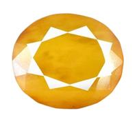 Arwacraft 10.25 Ratti -9.66 Carat Unheated Untreated Ceylone Yellow Sapphire Pukhraj Stone Original Certified Natural Loose Gemstone-B0C6FC1WMRNAMZ