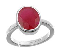 Arwacraft 11.25 Ratti 10.25 Carat Manik Stone Original Certified Burma Quality Adjustable Ring For Women'S And Men'S (Lab - Approved)-B0DPX4Y6MRNAMZ