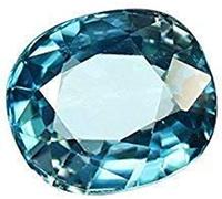 Arwacraft 12.25 Ratti Blue Zircon And Lab Certified Natural Rashi Ratna Semi Precious Loose Gemstone With Excellent Cut Shape-B0B699JNMRNAMZ
