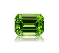 Arwacraft 12.25 Ratti Paridot Stone Certified Squire Cut Natural Peridot Precious Gemstone Unheated And Untreated August Birth Stone For Men And Women-B0CHVZFZMRNAMZ