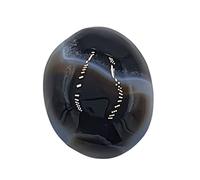 Arwacraft 34.50 Carat Rare Color Natural Sulemani Kala Hakik (Akik) Stone Oval Shape Gemstone-B0C6XT1BMRNAMZ