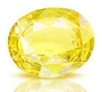 Arwacraft 5.25 Ratti Natural Aaa++ Premium Quality Loose Gemstone Natural Certified Yellow Sapphire/Pukhraj Stone For Men And Women (Lab Approved)-B0CQC588MRNAMZ