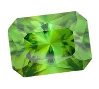 Arwacraft 5.75 Carat Certified Unheated Untreated Cushion Cut Natural Peridot Loose Gemstone By Lab Certified For Man Or Women-B0BLCFPQMRNAMZ