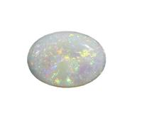 Arwacraft 6.00 Ratti Opal Stone Certified Natural White Oval Shape Astrological Australian Opal Loose Gemstone For Men'S And Women'S-B0C19M7ZMRNAMZ